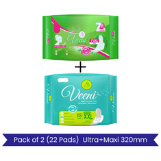 VEENI - Extra Large Sanitary Pads Combo Pack - XXL