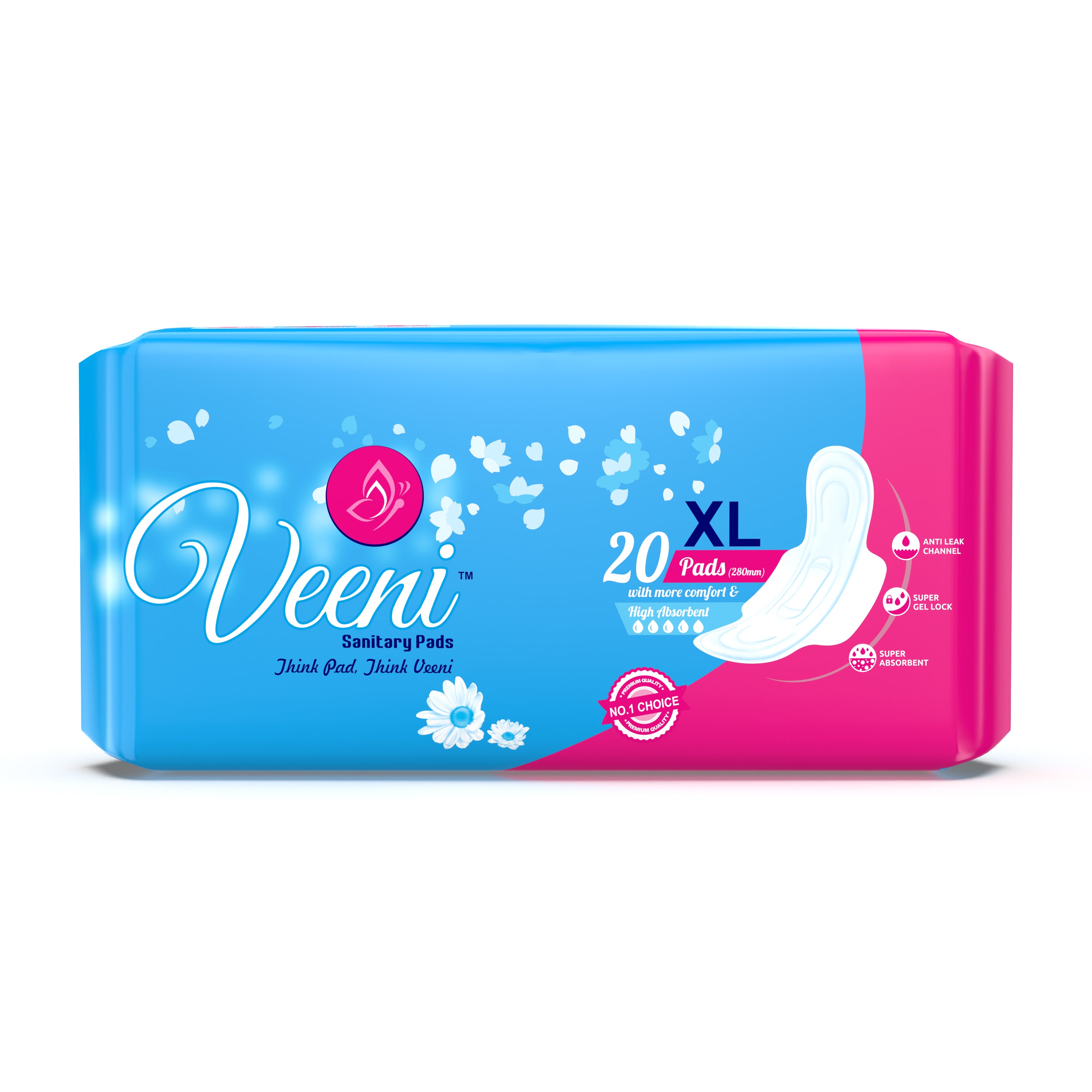 Heavy Flow Sanitary Pads - XL