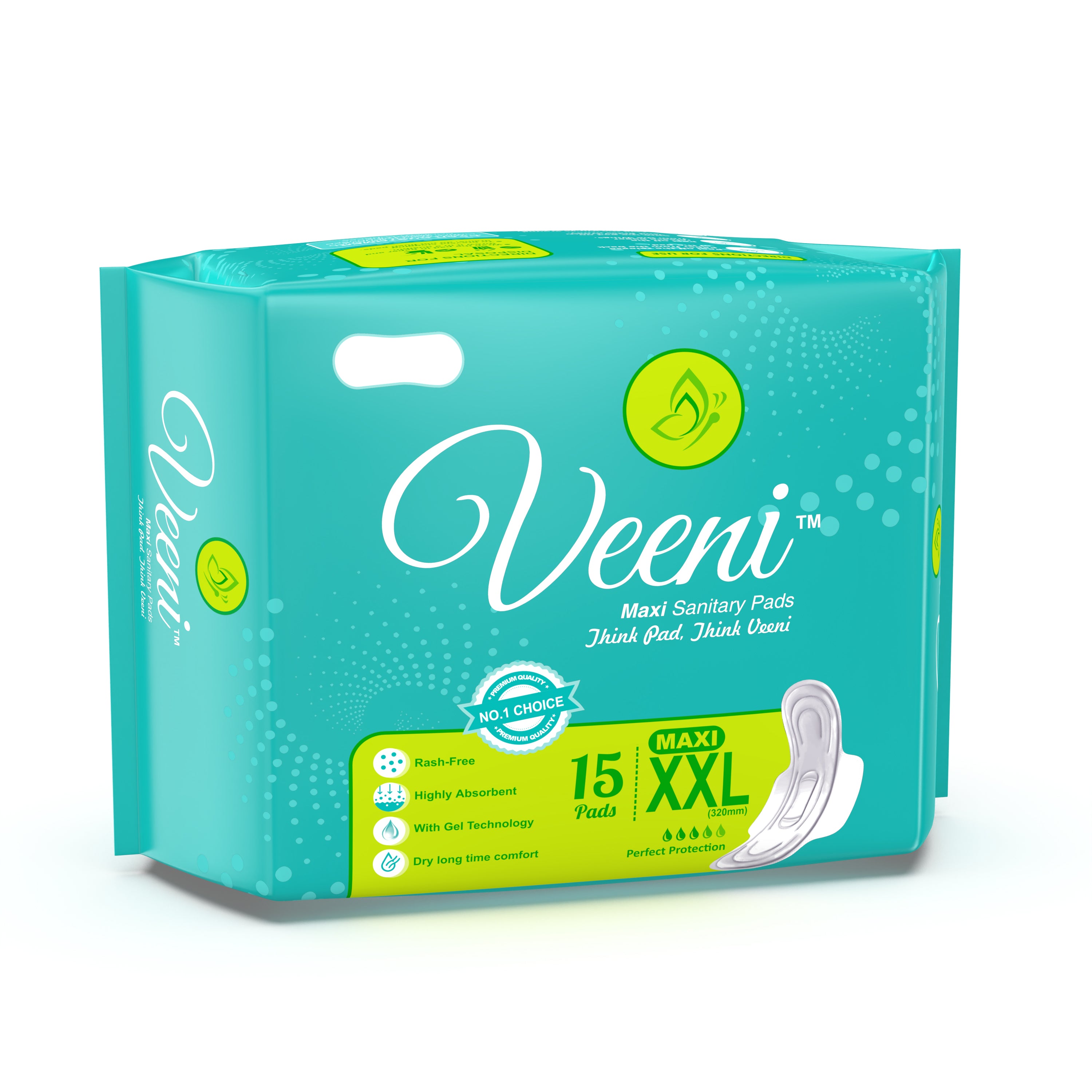VEENI - Extra Large Tri Fold Pads Maxi - XXL