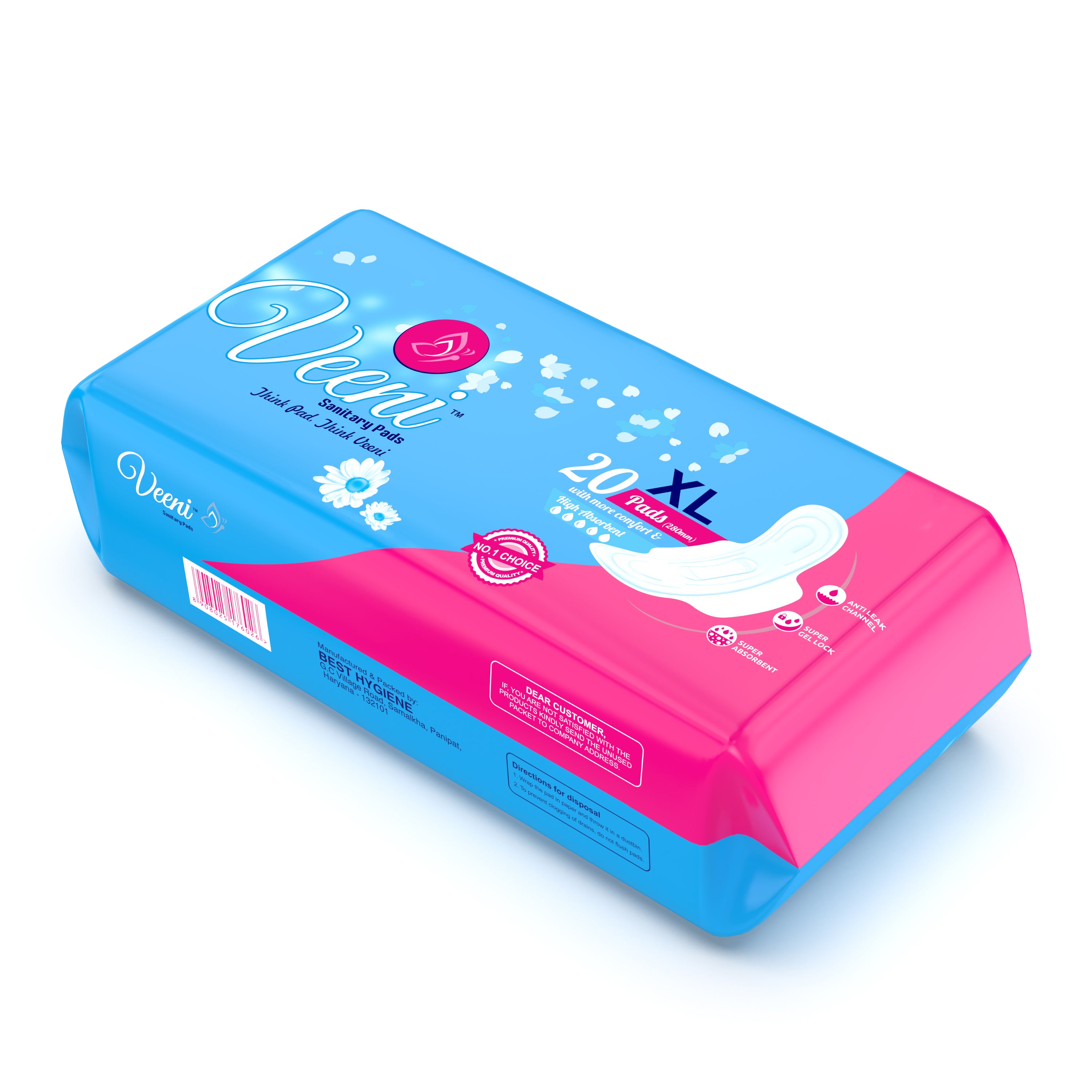 Heavy Flow Sanitary Pads - XL